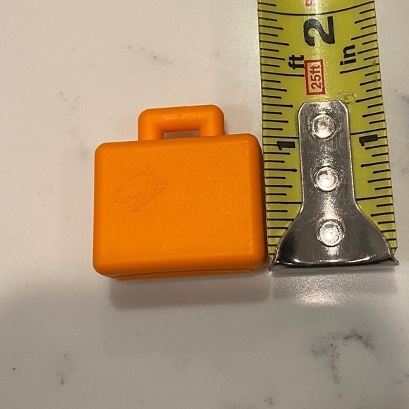 Lego Duplo ORANGE SUITCASE CASE BRIEFCASE Home Office Luggage Airport - Picture 14 of 16